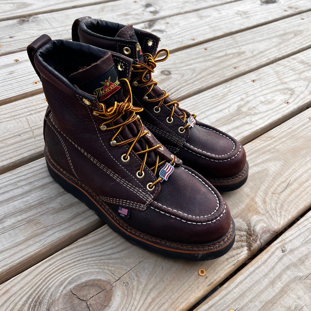 Thorogood Moc Toe Boots 1957 Series in Briar Pitstop